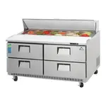 Everest Refrigeration EPBNWR2-D4, Refrigerated Counter, Sandwich / Salad Unit