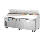 Everest Refrigeration EPPR3, Refrigerated Counter, Pizza Prep Table