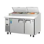 Everest Refrigeration , EPPSR2, Refrigerated Counter, Pizza Prep Table