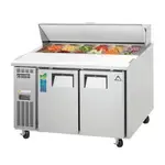Everest Refrigeration EPR2-24, Refrigerated Counter, Sandwich / Salad Unit