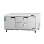 Everest Refrigeration , ETBR3-D2, Refrigerator, Undercounter, Reach-In