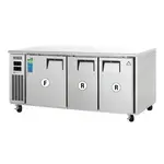 Everest Refrigeration ETRF3, Refrigerator Freezer, Undercounter, Reach-In