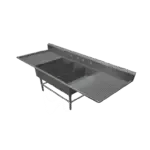 John Boos 3PB1431-2D30, Sink, (3) Three Compartment