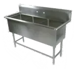 John Boos 3PB1620, Sink, (3) Three Compartment