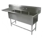 John Boos 3PB18244-1D18L, Sink, (3) Three Compartment