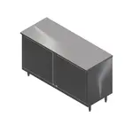 John Boos 4CH6-3048, Work Table, Cabinet Base Hinged Doors