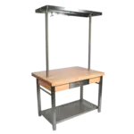 John Boos CUCG21, Work Table, Wood Top
