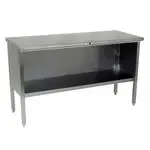 John Boos EBOS4-2448, Work Table, Cabinet Base Open Front