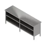 John Boos EBOS6-30132, Work Table, Cabinet Base Open Front