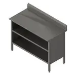 John Boos EBOS6R5-3072, Work Table, Cabinet Base Open Front