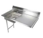 Klingers Trading UDT48R, Dishtable, Soiled, Undercounter