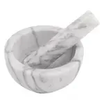 Winco MPS-42W, Marble Mortar and Pestle Set
