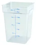 Winco PCSC-22C, Square Food Storage Containers