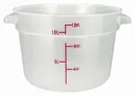 Winco PTRC-12, Round Food Storage Containers
