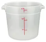 Winco PTRC-6, Round Food Storage Containers