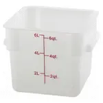 Winco PTSC-6, Square Food Storage Containers